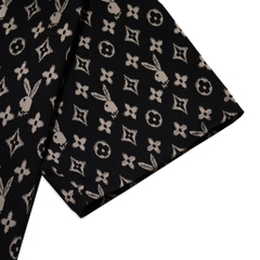 Áo thun LV Louis Vuitton Stripe Accent Monogram V2