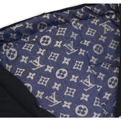 Hoodie Zip LV Louis Vuiton Thêu Logo Ngực Nỉ Bông