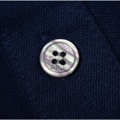 Polo Dior Thêu Ong Phối Viền