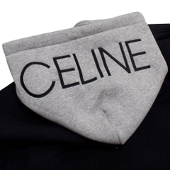 Hoodie Zip Celine Thêu Nón ( Nỉ Bông)