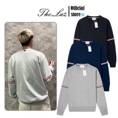 Sweater Thome Brown Viền Tay Mẫu Mới Hot Trend
