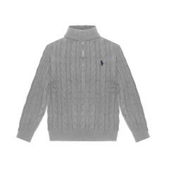 Sweater Ralph Zip Cable (Dệt Len)