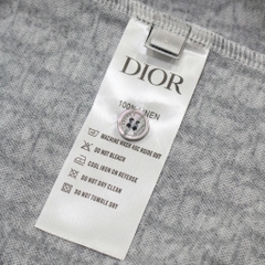 Polo Dior Monogram G-Collar Xám Logo Kim Loại