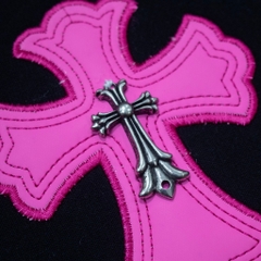 Hoodie Chrome Hearts Thêu Da Hồng (Nỉ Lông Cáo)