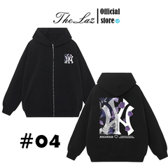 Hoodie MLB NY Có Zip Tổng Hợp Nhiều Mẫu