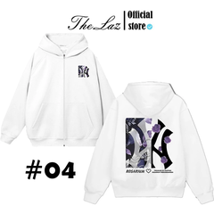 Hoodie MLB NY Có Zip Tổng Hợp Nhiều Mẫu
