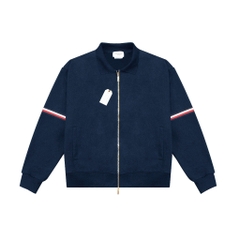 Cardigan Zip Collar Thom Browne Viền Tay