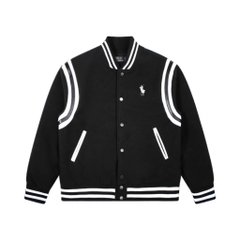 Áo Bomber Varsity Ralp Laurent Logo Thêu