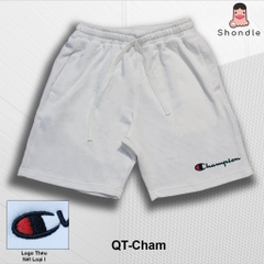 Quần Short Thêu Chữ Full Brand