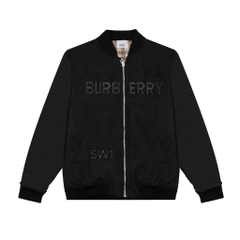 Bomber Zip Dù Burberry Thêu (new)