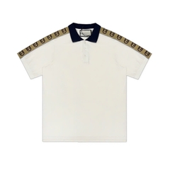 Áo Polo Gucci Monogram Pattern (Màu Kem)
