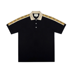 Polo GC Gucci Monogram Pattern (Màu Đen)