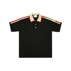 Polo GC Gucci Chữ Đỏ Cầu Vai