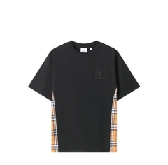 Áo Thun Burberry Plaid Logo Thêu