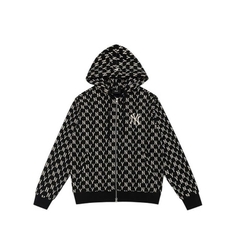 Hoodie Zip MLB Monogram Đen
