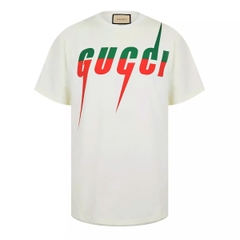 Áo thun GC Gucci Blade Print (Màu Kem)