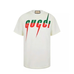 Áo thun GC Gucci Blade Print (Màu Kem)