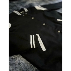 Bomber Varsity TEDDY  Saint Laurent ( Đen )