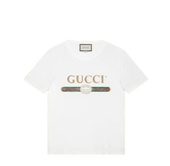 Áo thun Gucci Fake Logo (Màu Trắng)