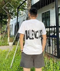 Áo Thun Gucci x Balenciaga Màu Trắng