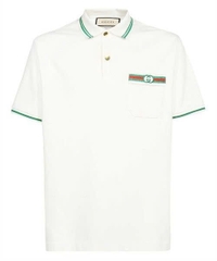 Polo Gucci Thêu túi Xanh Lá
