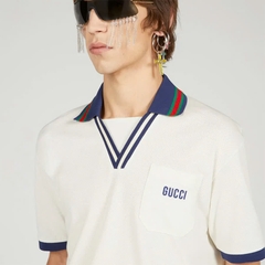 Polo Gucci Pique Cổ Chữ V