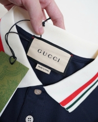 Polo Gucci Embroidered Logo Pocket (Xích Túi)
