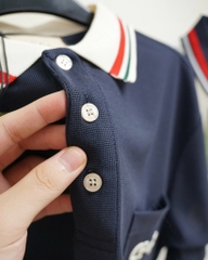 Polo Gucci Embroidered Logo Pocket (Xích Túi)
