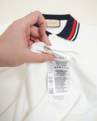 Polo Gucci Embroidered Logo Pocket (Xích Túi)