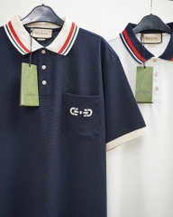 Polo Gucci Embroidered Logo Pocket (Xích Túi)