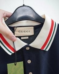 Polo Gucci Embroidered Logo Pocket (Xích Túi)