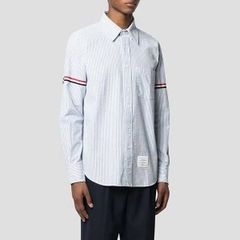 Sơ Mi Thom Brown Tay Dài (Xám Sọc Rằn Ri)