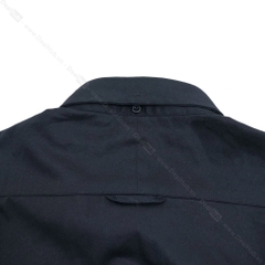 Sơ Mi thom Brown Đen tay Ngắn Viền Đỏ