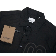 Sơ mi Burberry In Nổi tay ngắn