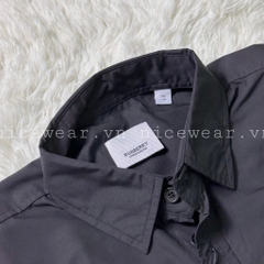 Sơ mi Burberry In Nổi tay ngắn