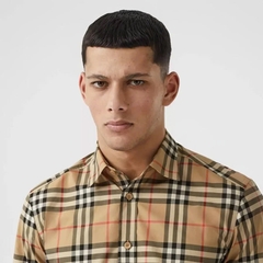 Sơ Mi Burberry Caro Tay Dài - Sọc To