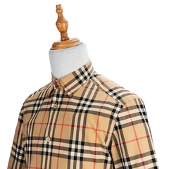 Sơ Mi Burberry Caro Tay Dài - Sọc To
