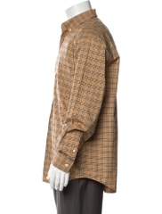 Sơ Mi Burberry Caro Tay Dài - Sọc Nhỏ