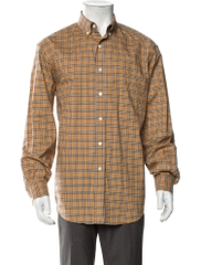 Sơ Mi Burberry Caro Tay Dài - Sọc Nhỏ