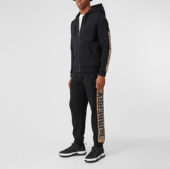 Hoodie Burberry Vintage V2 Tay Phối Caro ( new )