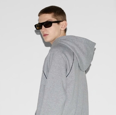 Hoodie Zip Gucci Red Logo