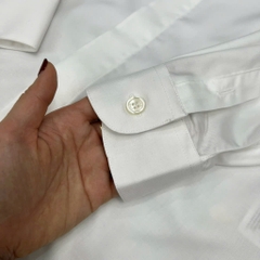 Sơ Mi Dior CD Thêu ( Trắng )