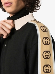Polo GC Gucci Monogram Pattern (Màu Đen)
