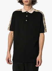 Polo GC Gucci Monogram Pattern (Màu Đen)