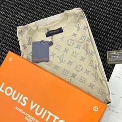 Áo Thun LV Louis Vuitton Fade Kim Tuyến - Màu Kem