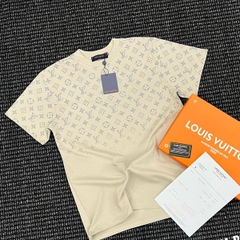 Áo Thun LV Louis Vuitton Fade Kim Tuyến - Màu Kem