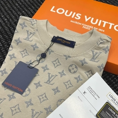 Áo Thun LV Louis Vuitton Fade Kim Tuyến - Màu Kem