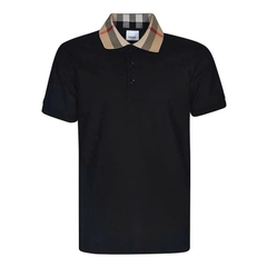 Polo BBR Burberry Viền Cổ Sọc Caro V2