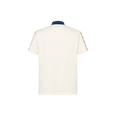 Áo Polo Gucci Monogram Pattern (Màu Kem)