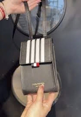 Túi Soft Trunk Đeo Chéo - DC-15 Thom Browne ĐEN
